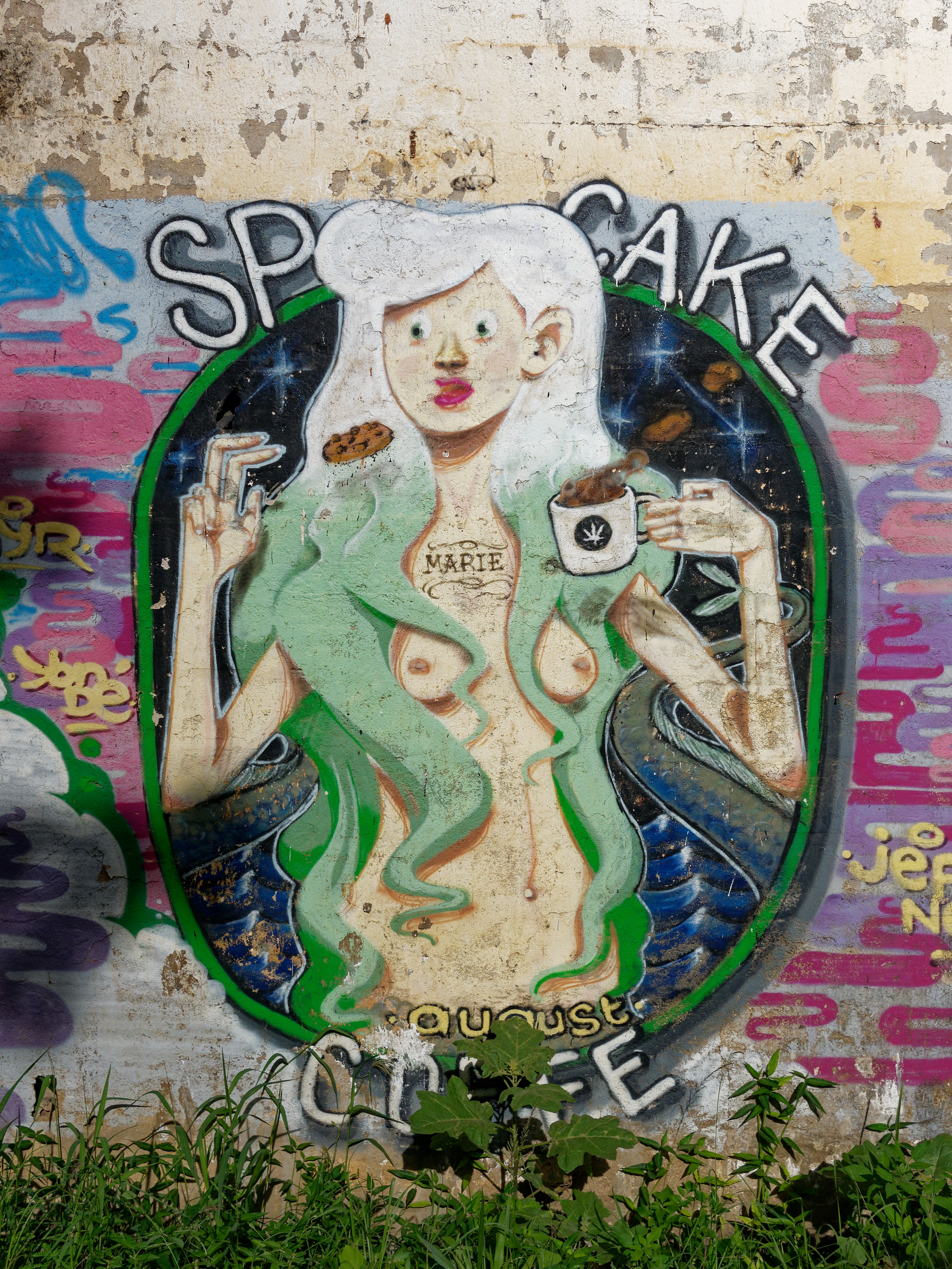 Graffitis à l'extérieur - Spice Cake